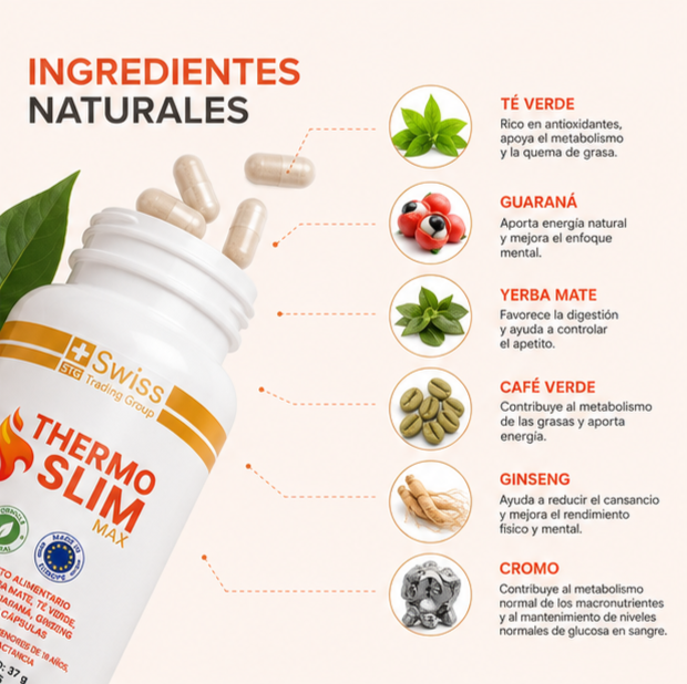 Thermo Slim Max Controla el hambre y vuelve a sentir el control de tu cuerpo