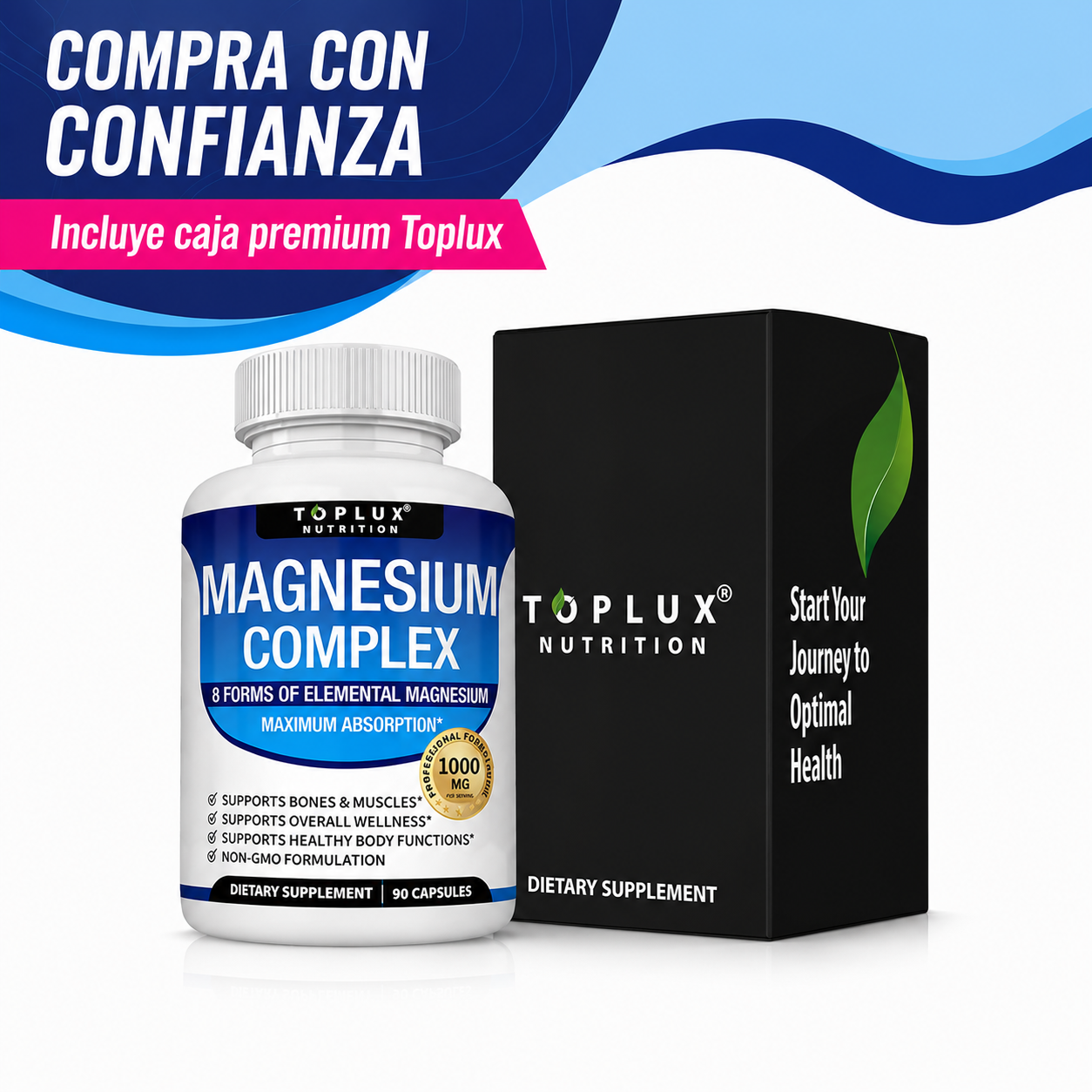 Complejo de Magnesio Premium 8 en 1